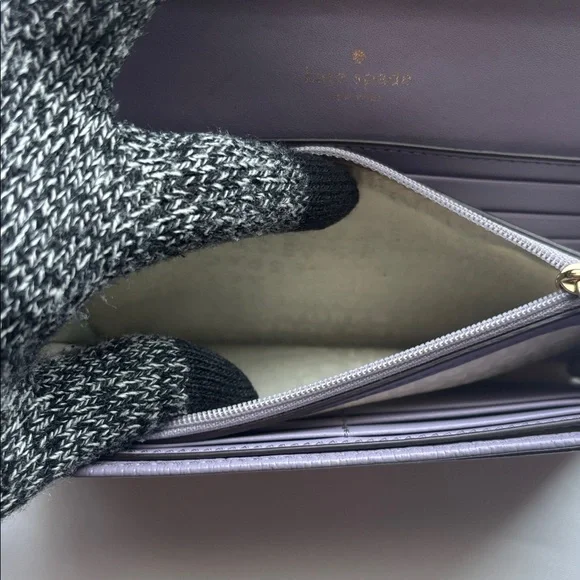 Kate Spade Leather Wallet Lilac GUC - Picture 5 of 13